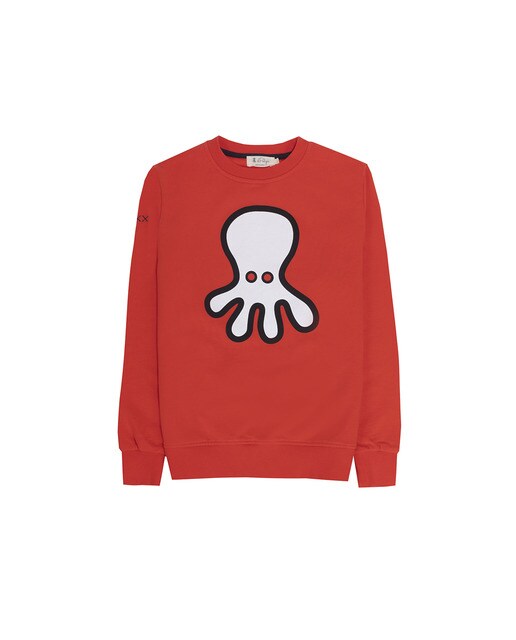 Sudadera de niño con silhoutte pulpo rojo · El Pulpo · El Corte Inglés