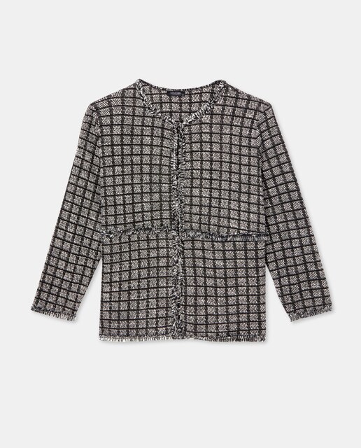 Chaqueta de mujer talla grande a cuadros · Couchel · El Corte Inglés