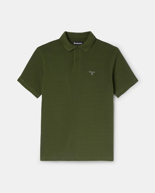 Polo de hombre regular de manga corta liso · Barbour · El Corte Inglés
