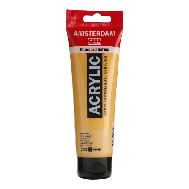 Imagem 0 de Tubo de Tinta Acrílica, 120 ml - Amarelo Dourado
