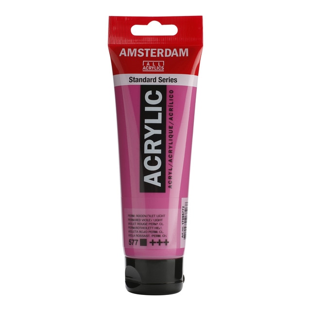 Imagem 0 de Tubo de Tinta Acrílica de 120 ml - Violeta/Vermelho Permanente Claro