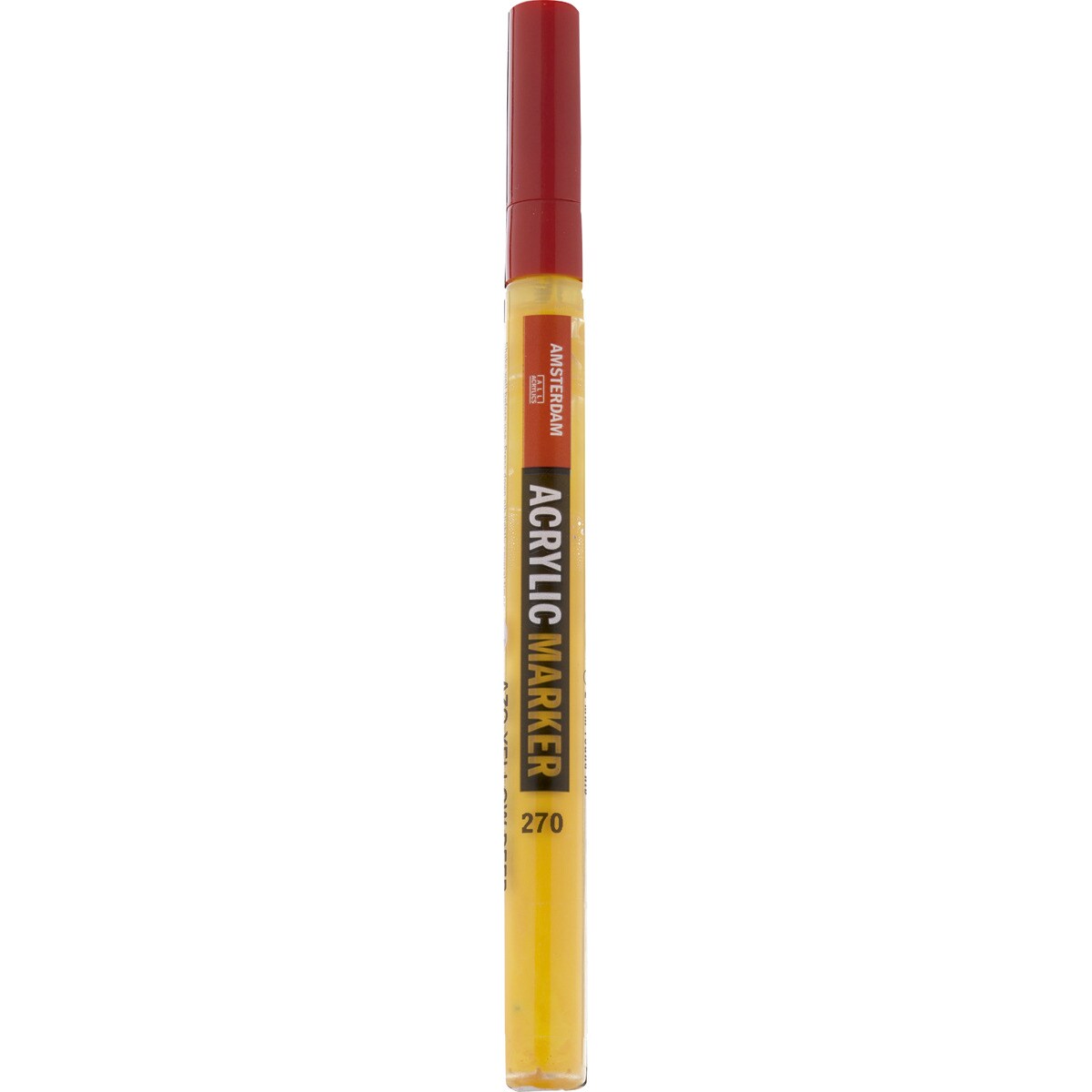 Caneta de Feltro de Tinta Acrílica, 2 mm de Grossura - Amarelo Azo Escuro 1