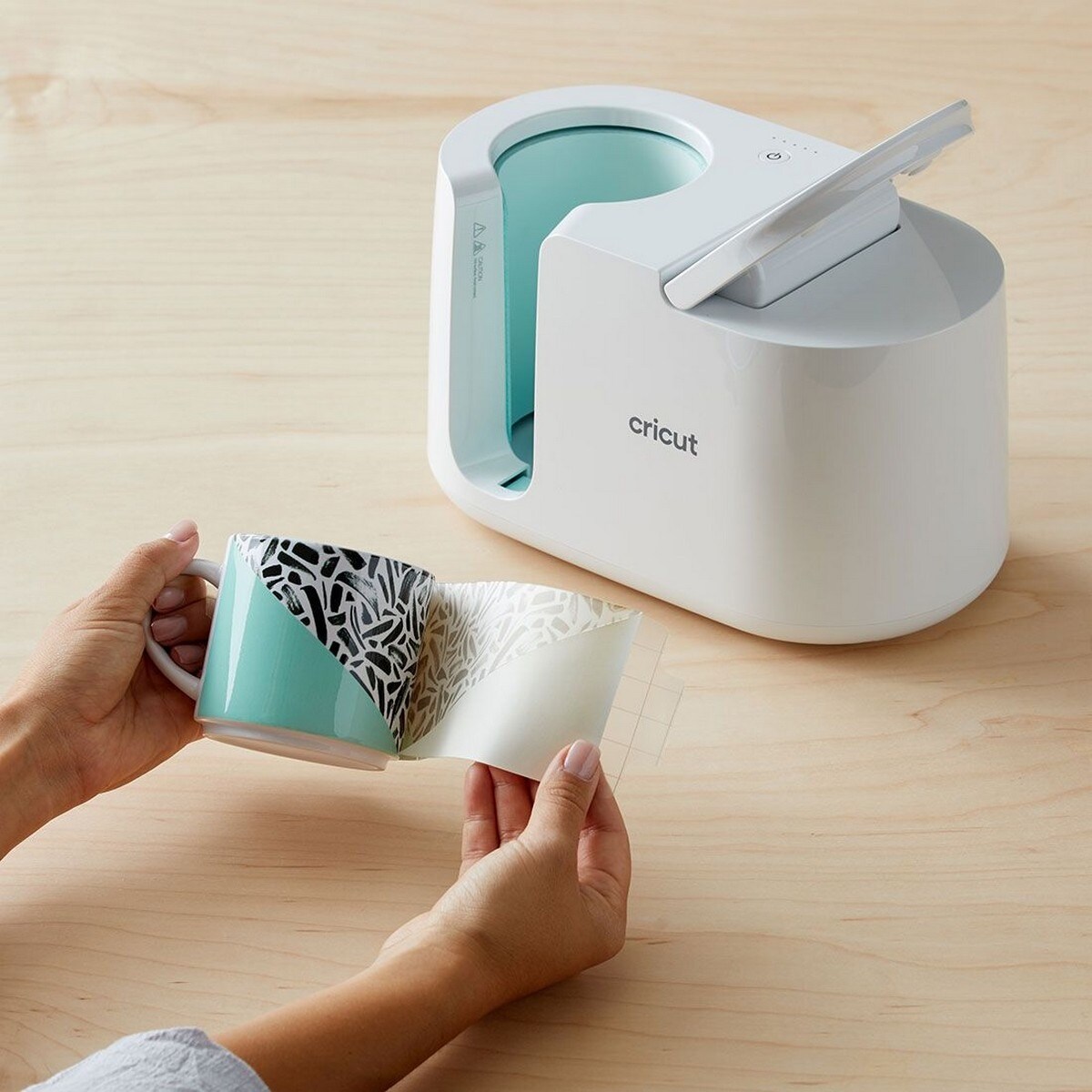 Cricut Caneca de cerâmica empilhável branca - 4 unid. 6