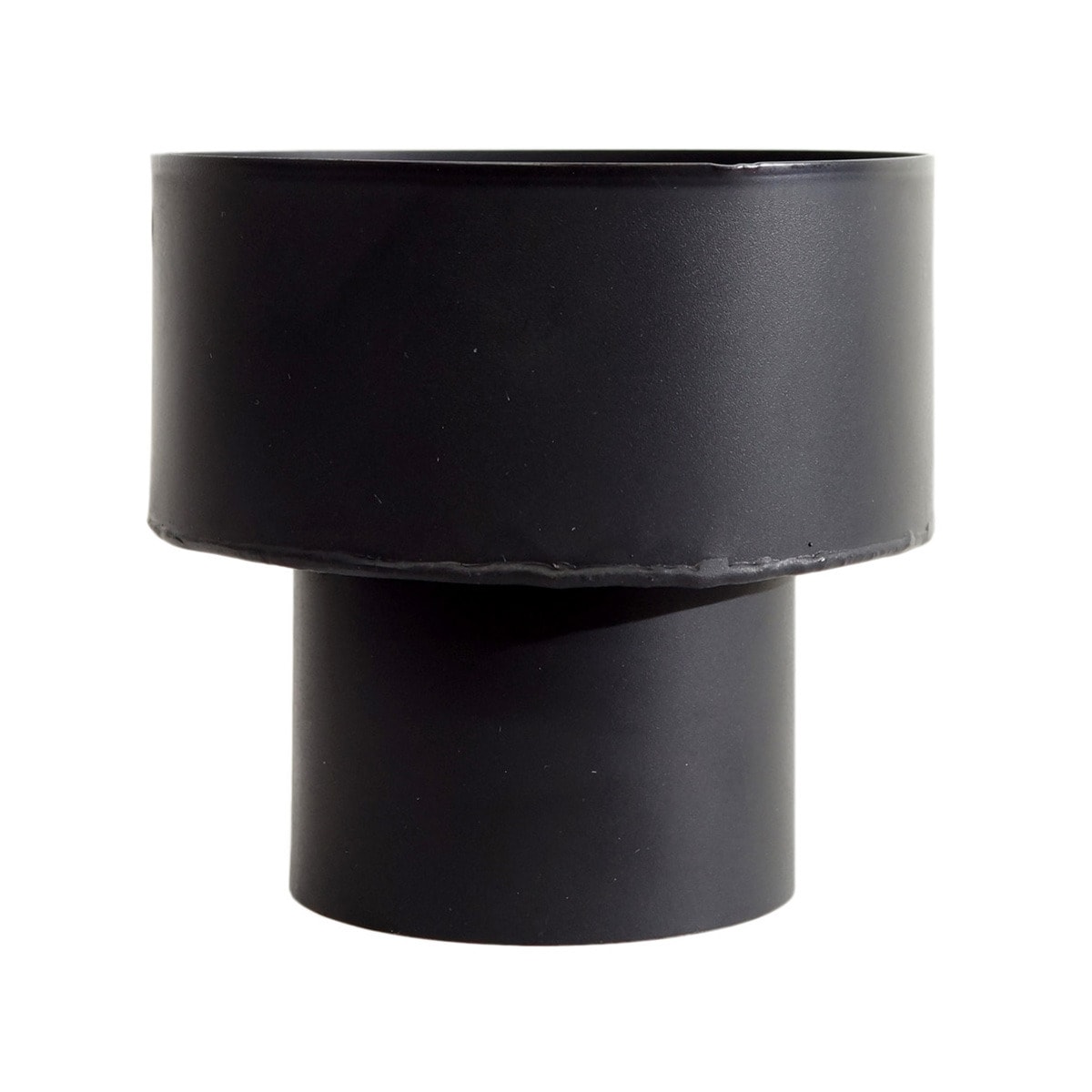 Ampliación 140 mm - Ø80 H - Ø125 H Negro-1