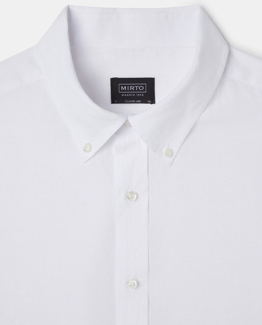 Camisa de hombre classic de lino tallas grandes · Mirto · El Corte Inglés