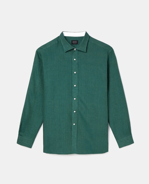 Camisa de hombre classic de lino tallas grandes · Mirto · El Corte Inglés