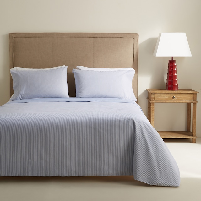 Imagem 0 de Conjunto de capa de edredão em algodão Oxford Stripe