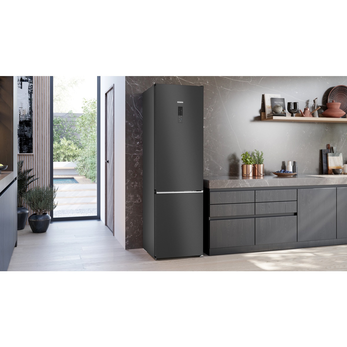 Frigorífico Combinado Siemens iQ500 KG39NAXCF No Frost com Home Connect de 203 cm - Black Inox Inox/Preto-14