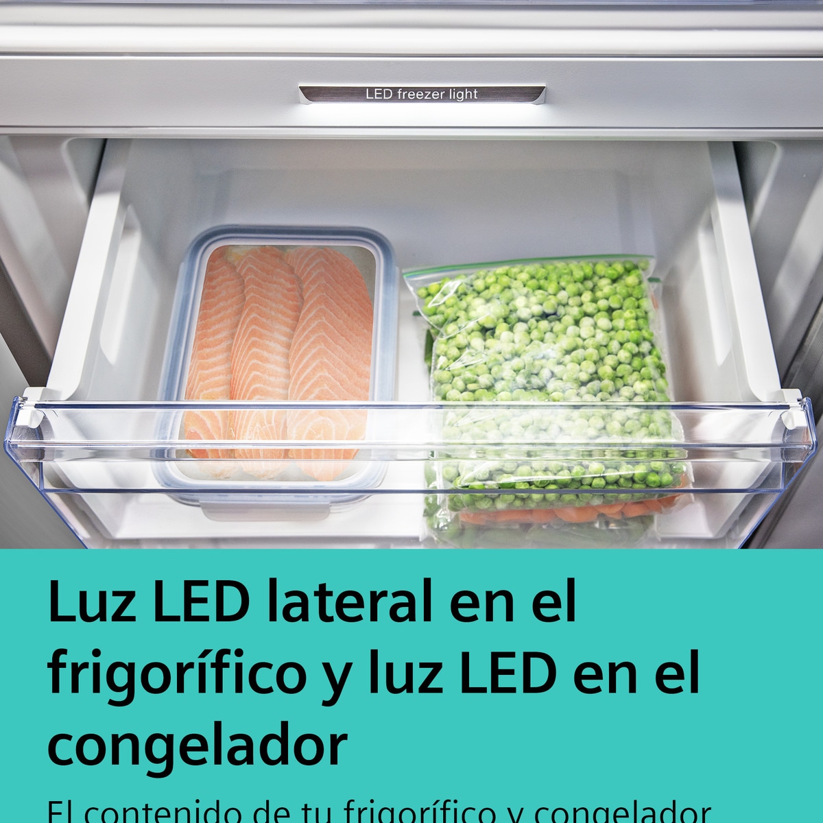 Frigorífico Combinado Siemens iQ500 KG39NAXCF No Frost com Home Connect de 203 cm - Black Inox Inox/Preto-12