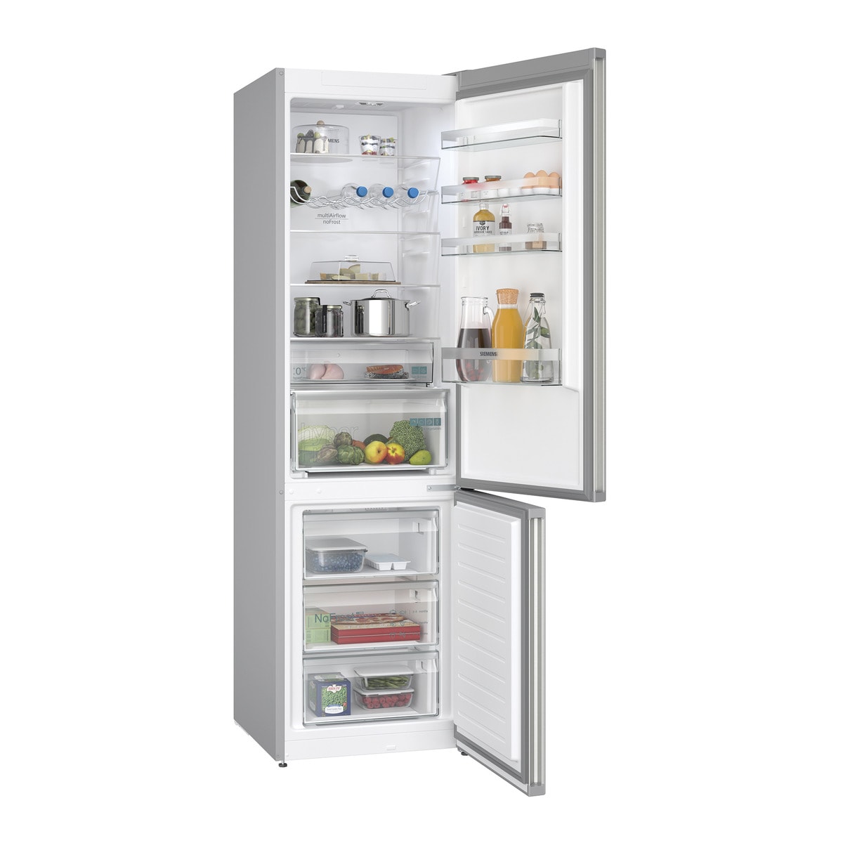 Frigorífico Combinado Siemens iQ300 KG39NXIBF NoFrost de 203 cm - Inox Easyclean Inox-2