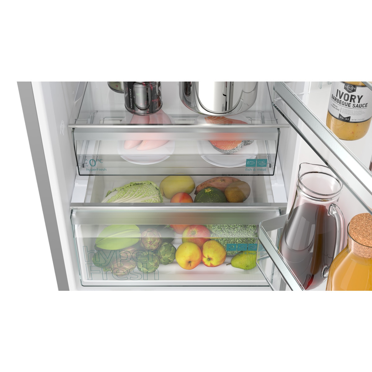 Frigorífico Combinado Siemens iQ300 KG39NXIBF NoFrost de 203 cm - Inox Easyclean Inox-6