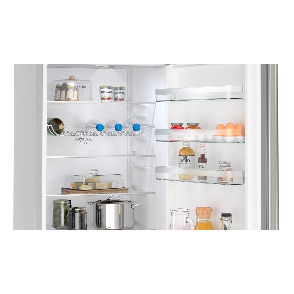 Frigorífico Combinado Siemens iQ300 KG39NXIBF NoFrost de 203 cm - Inox Easyclean Inox-5