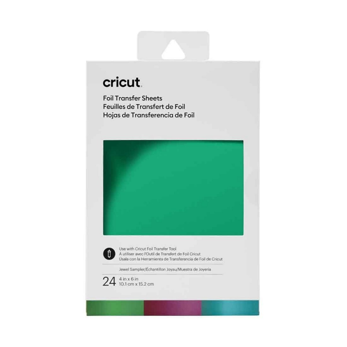 Cricut Foil Transfer Sheets Sampler, 24 folhas - Jewel 1