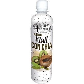 bebida de kiwi con chía botella 45 cl - Tesoro Natural