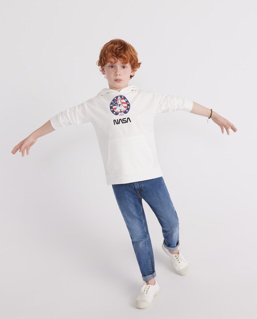 Sudadera cerrada con capucha NASA · Kids El Corte Inglés · El Corte Inglés