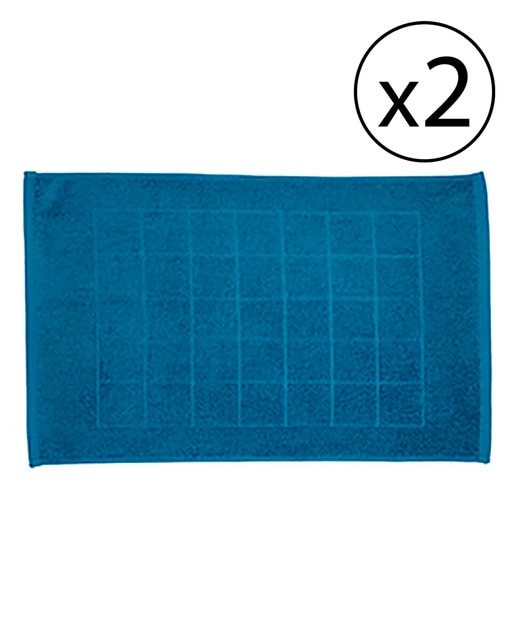 Imagen 0 de Pack de 2 alfombrines de baño de 45 x 65