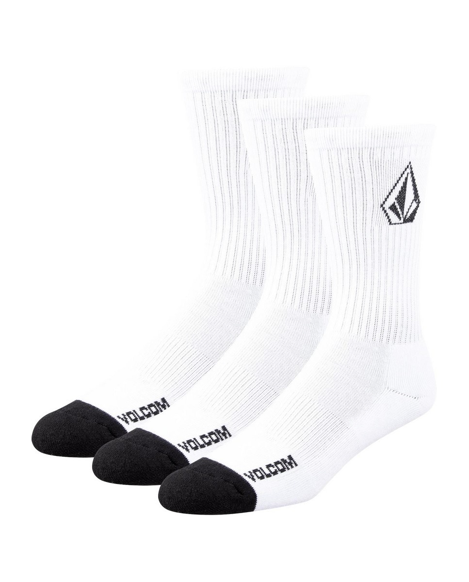Meias Full Stone Sock - White - 3 Pack 1