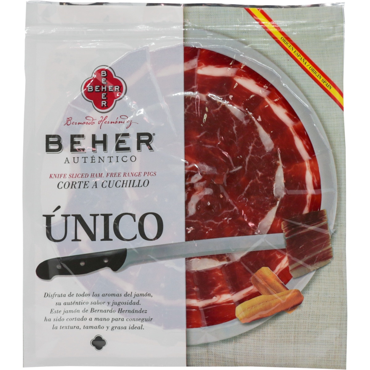 Presunto Ibérico Fatiado á Mão unidade 90 g