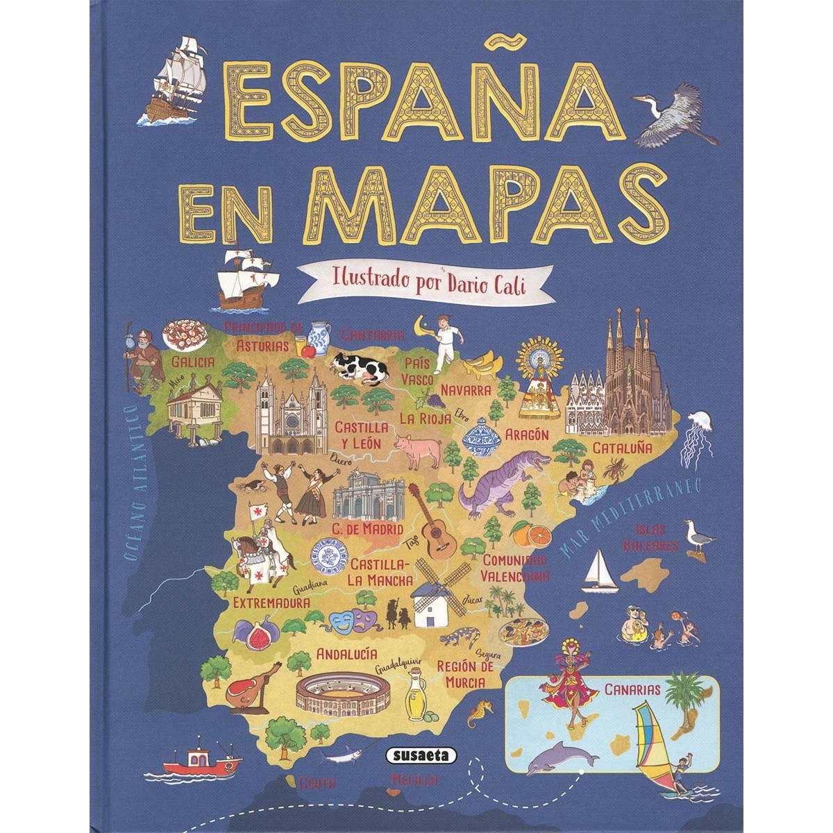 Imagem 0 de España en mapas(Tapa dura)