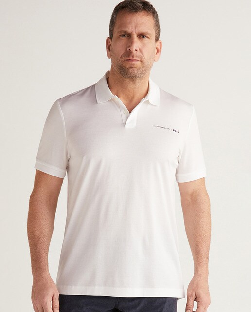 Polo hombre manga corta tallas grandes coral Forestal 721403|CONFECCIONES  ROMERAL
