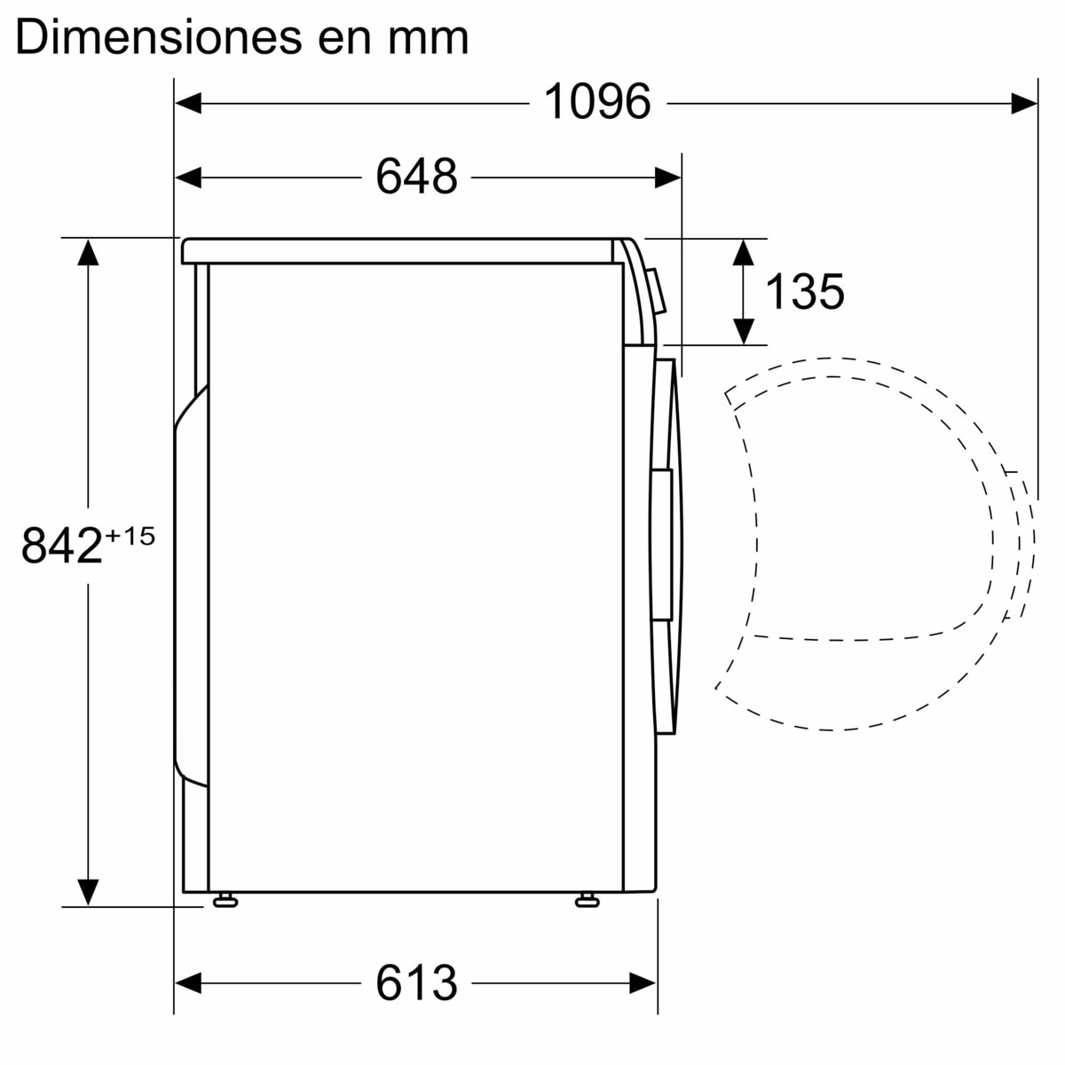 Máquina de Secar Roupa Siemens iQ500 WQ45G2A0ES com Bomba de Calor e de 9 kg - Branco Branco-2