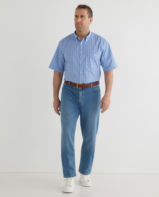Camisa Essential de hombre classic fit de manga corta tallas grandes ·  Dustin · El Corte Inglés