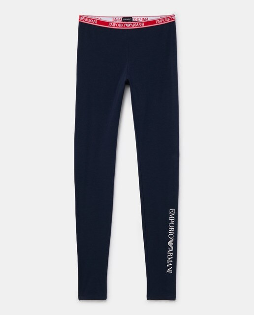 Leggings de algodón en color gris · Emporio Armani · El Corte Inglés