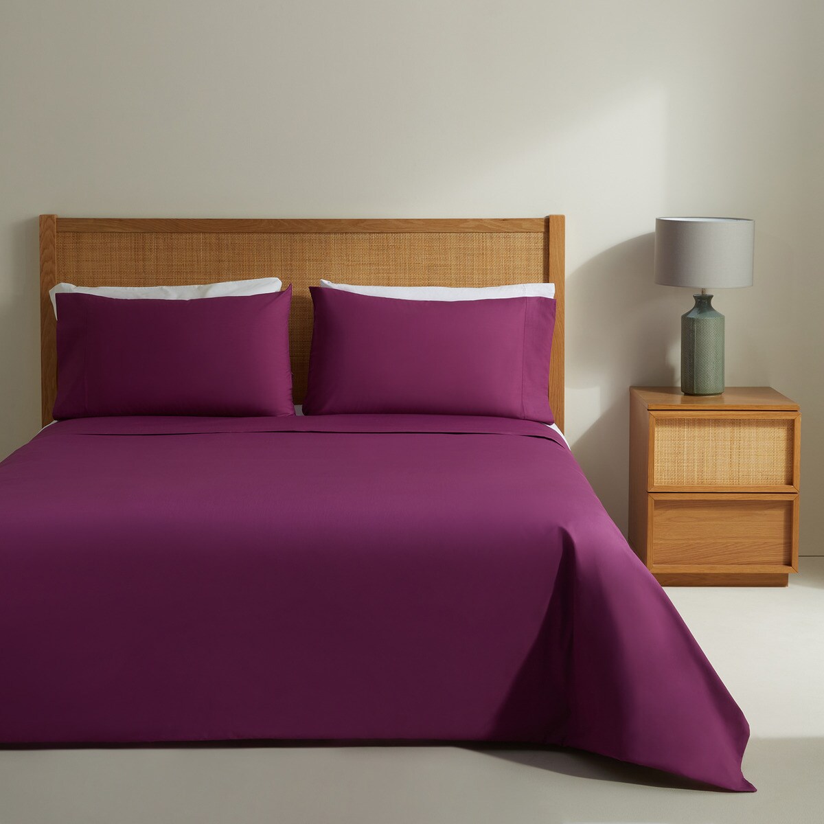 Housse de couette en percale de poly 180 fils