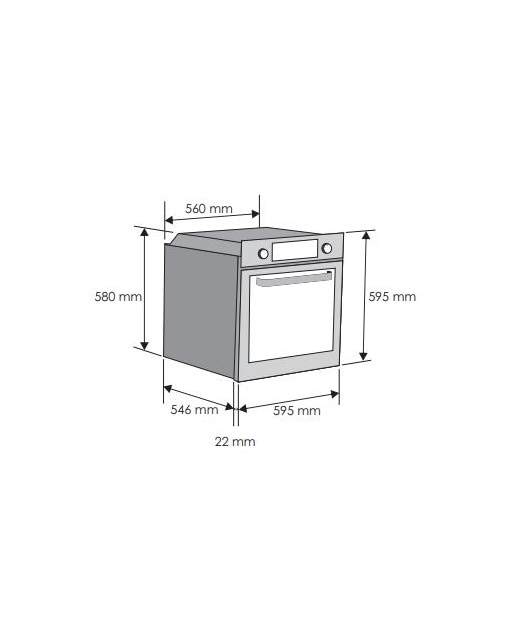Horno multifunción Candy estilo vintage - FCC604GH/E Negro-2