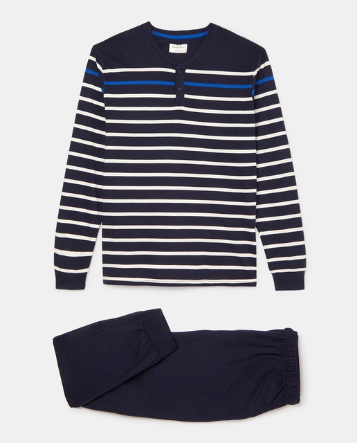 Pijama largo azul de hombre de punto · Emidio Tucci · El Corte Inglés