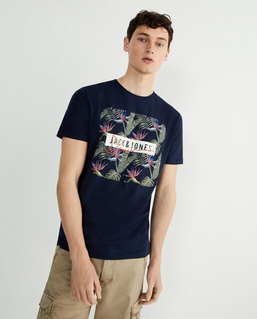 Camiseta algodón de hombre de manga corta · Jack \u0026 Jones · El Corte Inglés
