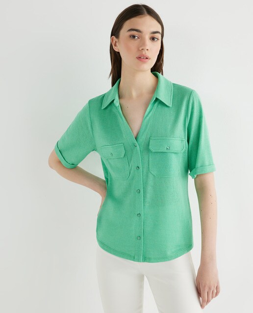 Blusa de mujer manga corta lisa · Zermatt · El Corte Inglés