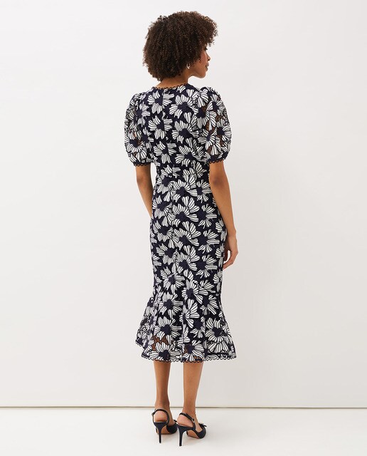 Vestido de manga corta con flores · Phase Eight · El Corte Inglés