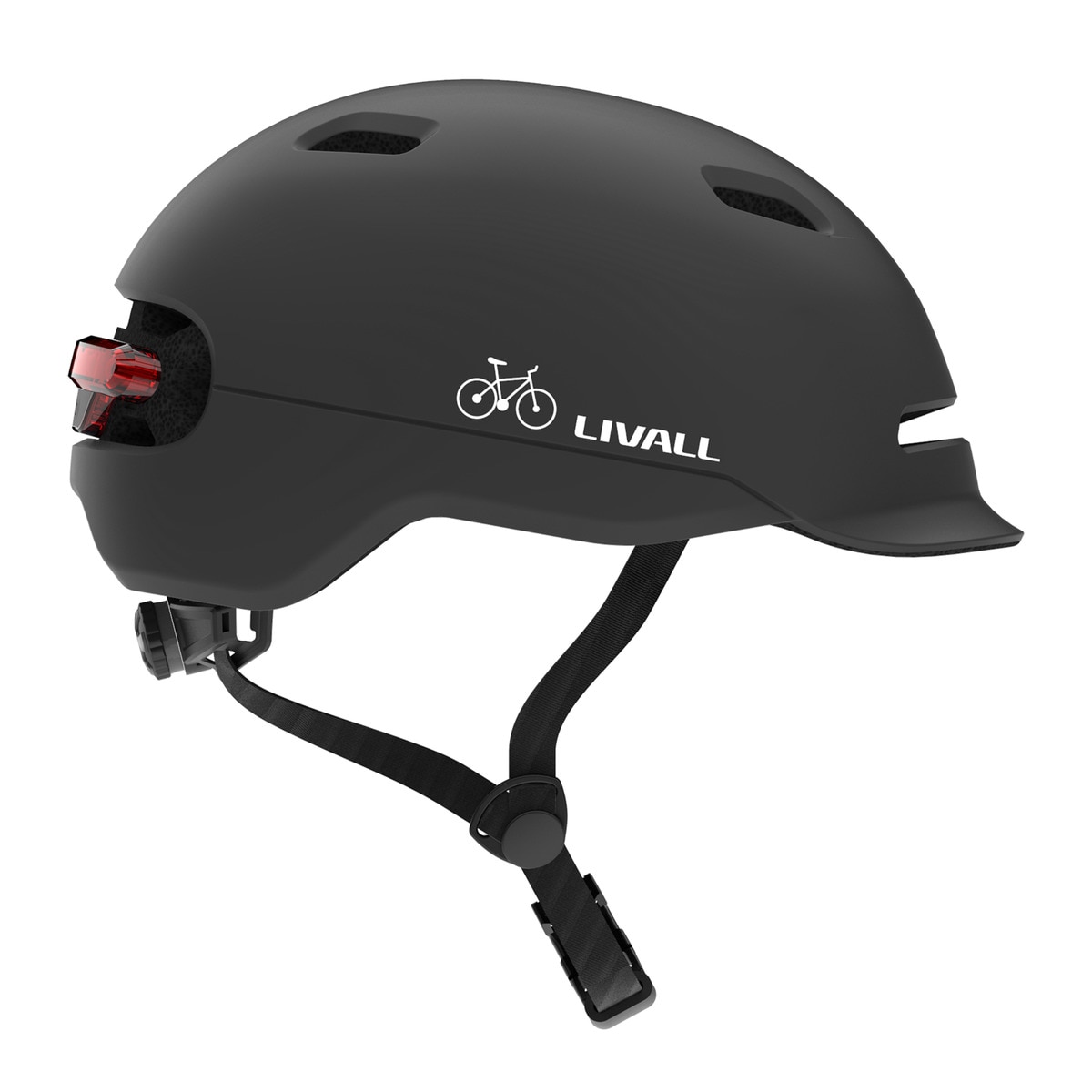 Casco inteligente Livall C20, SOS, Luz de freno, luz trasera, Talla M (54-58 cm) Negro Negro-2