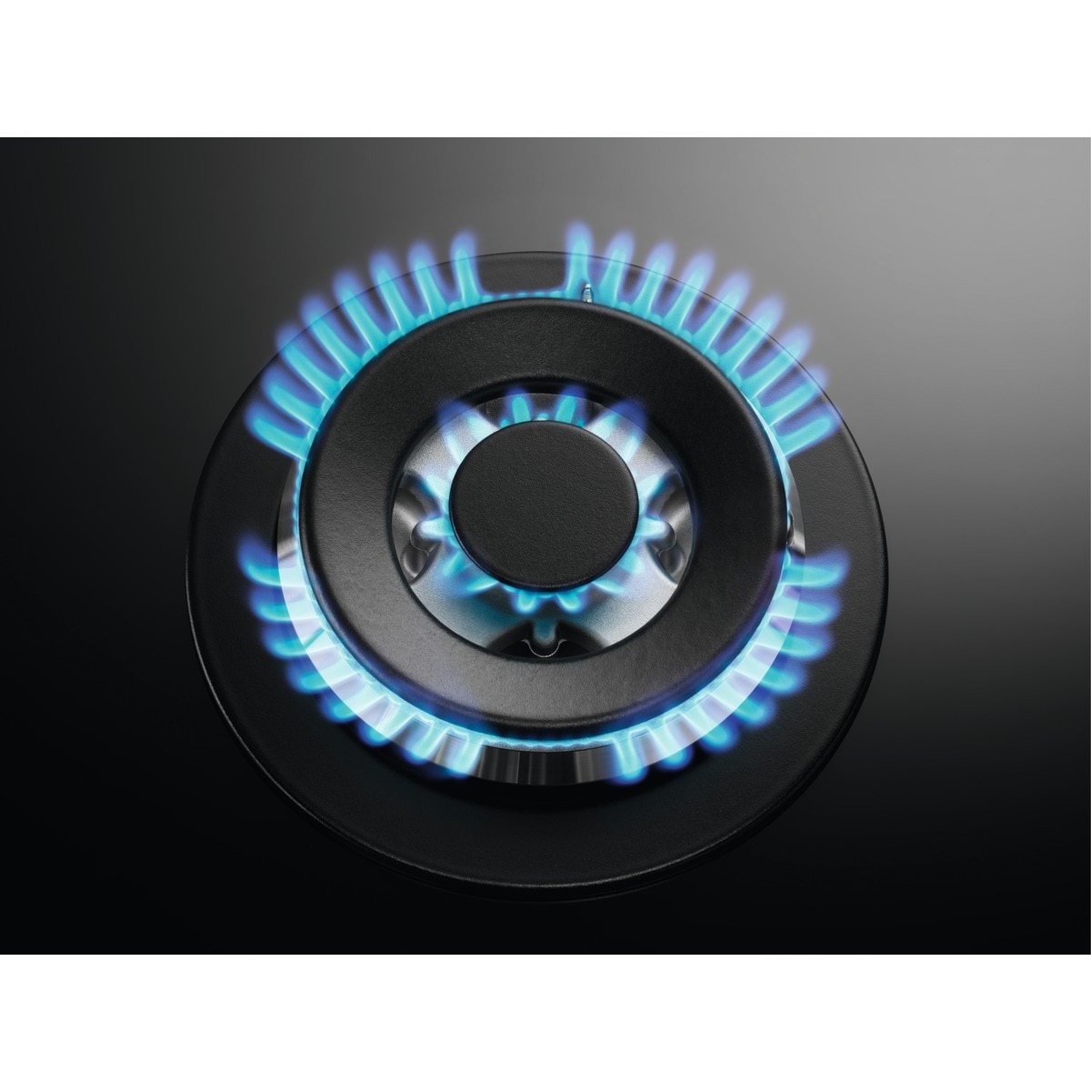 Placa de gas AEG con 5 quemadores - HKB75820NB Cristal negro-7