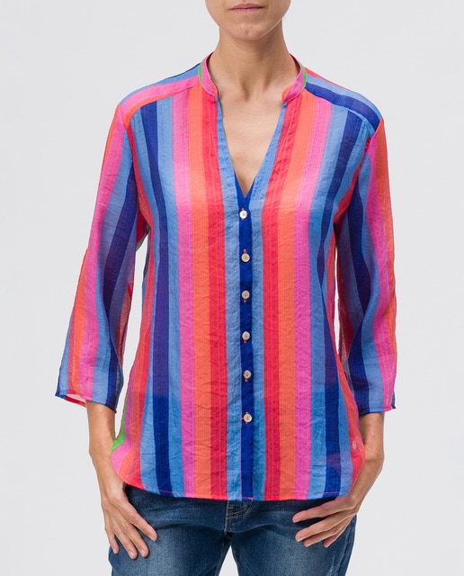 Imagen 0 de Camisa cuello mao escote pico