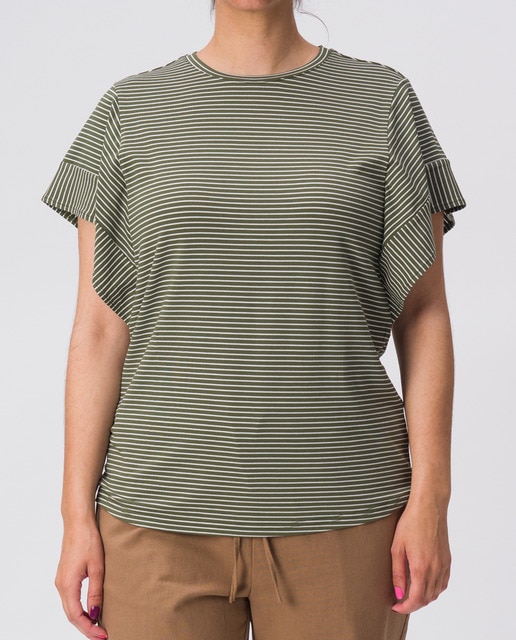 Imagen 0 de Camiseta escote redondo rayas