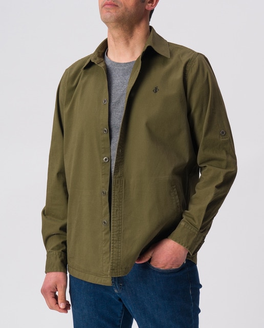 Imagen 0 de Sobrecamisa bolsillos bajos cintas remangar