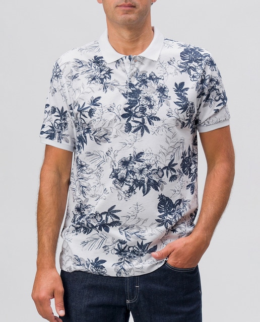 Imagen 0 de Polo estampado hojas
