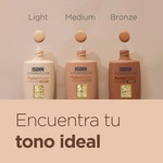 medium colour facial sun cream Fusion Water SPF50 high protection doser 50 ml for all skin types