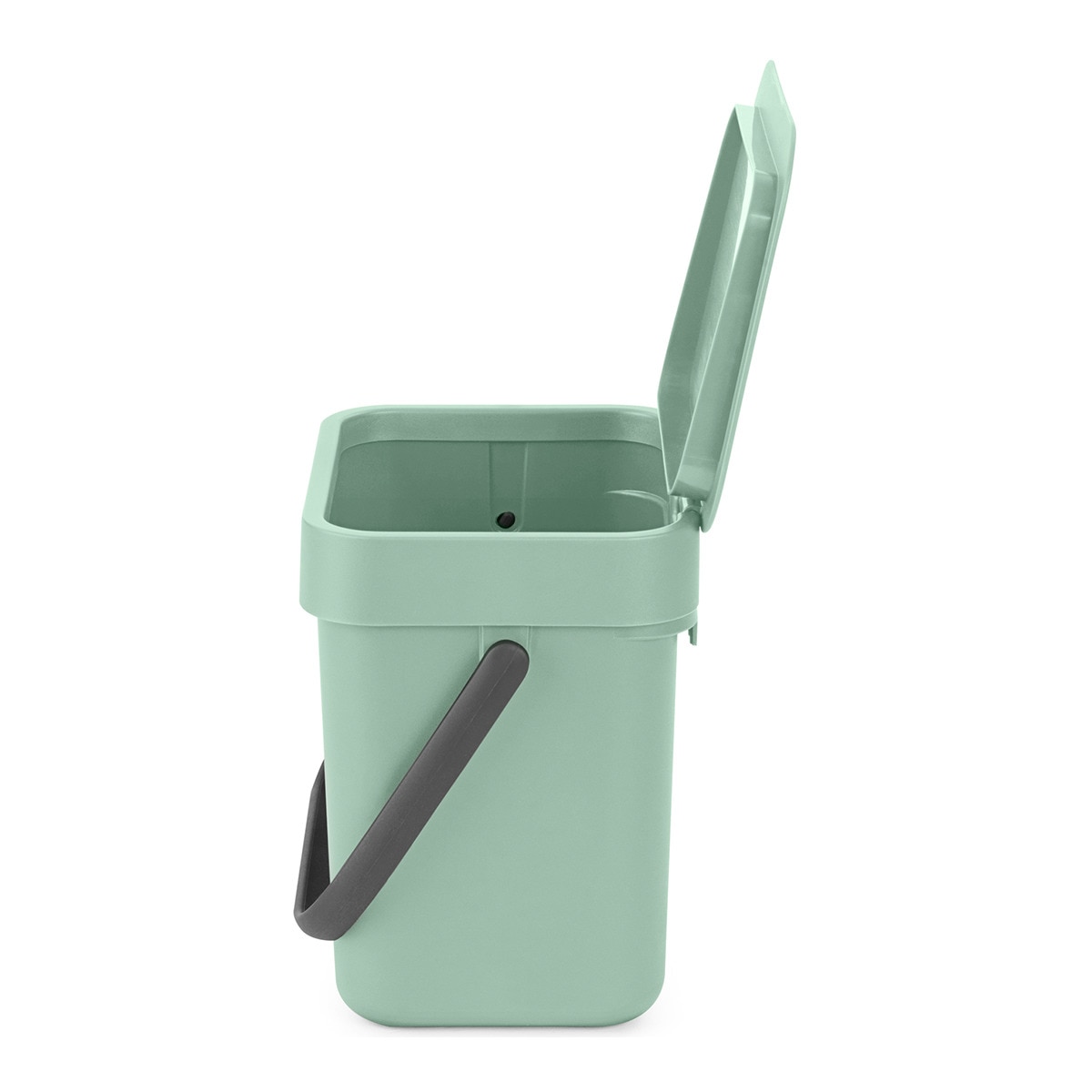 Balde do Lixo para Reciclagem Sort&Go 3 L Verde-claro-2