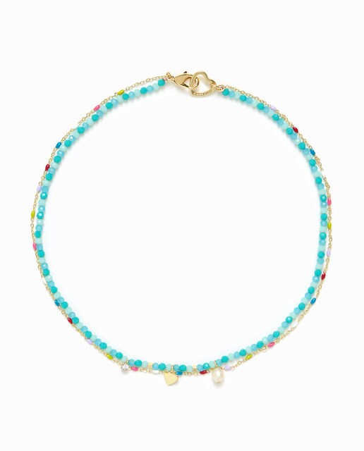 Collar cadenas finas abalorios · Bimba y Lola · El Corte Inglés
