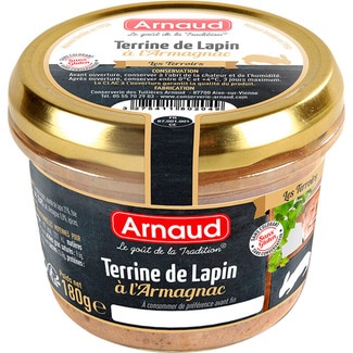 Pate de Coelho c/Armagnac frasco 180 g - Arnaud