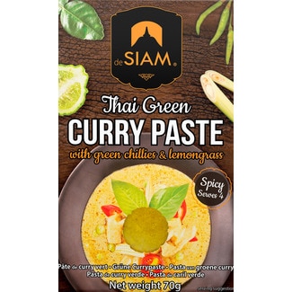 Pasta Caril Verde embalagem 70 g - Desiam