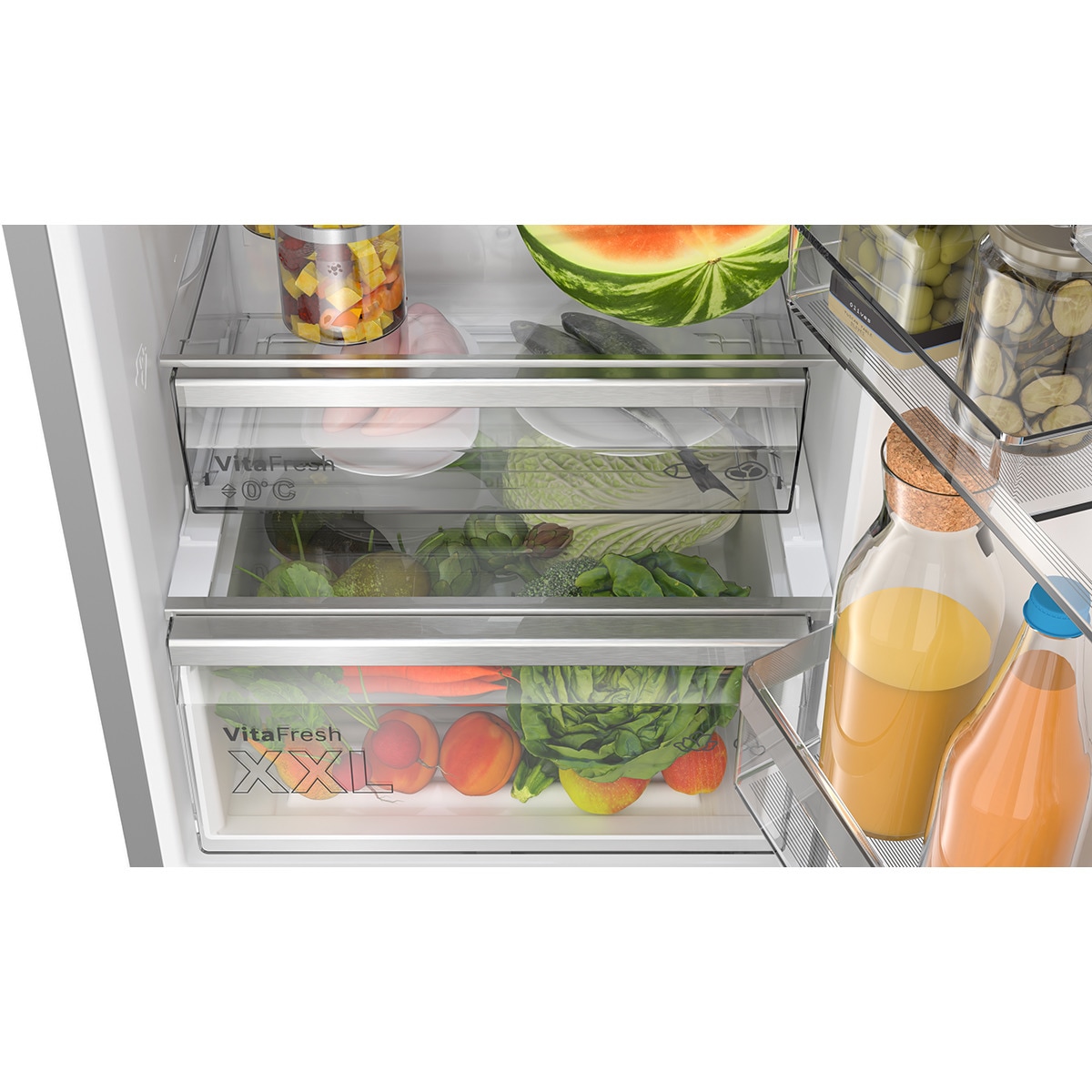 Frigorífico Combi Bosch No Frost - KGN39LBCF Cristal negro-5