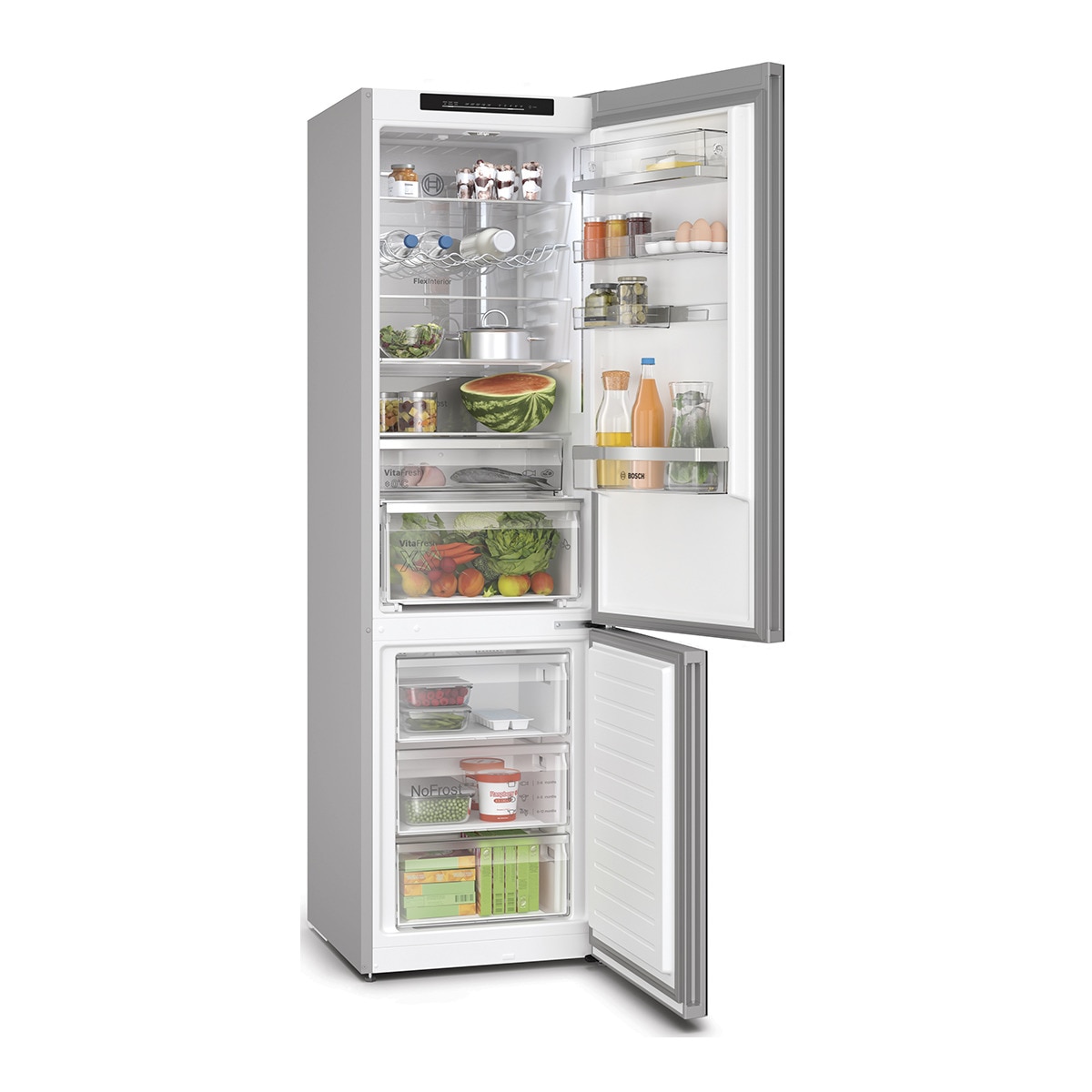 Frigorífico Combi Bosch No Frost - KGN39LBCF Cristal negro-2