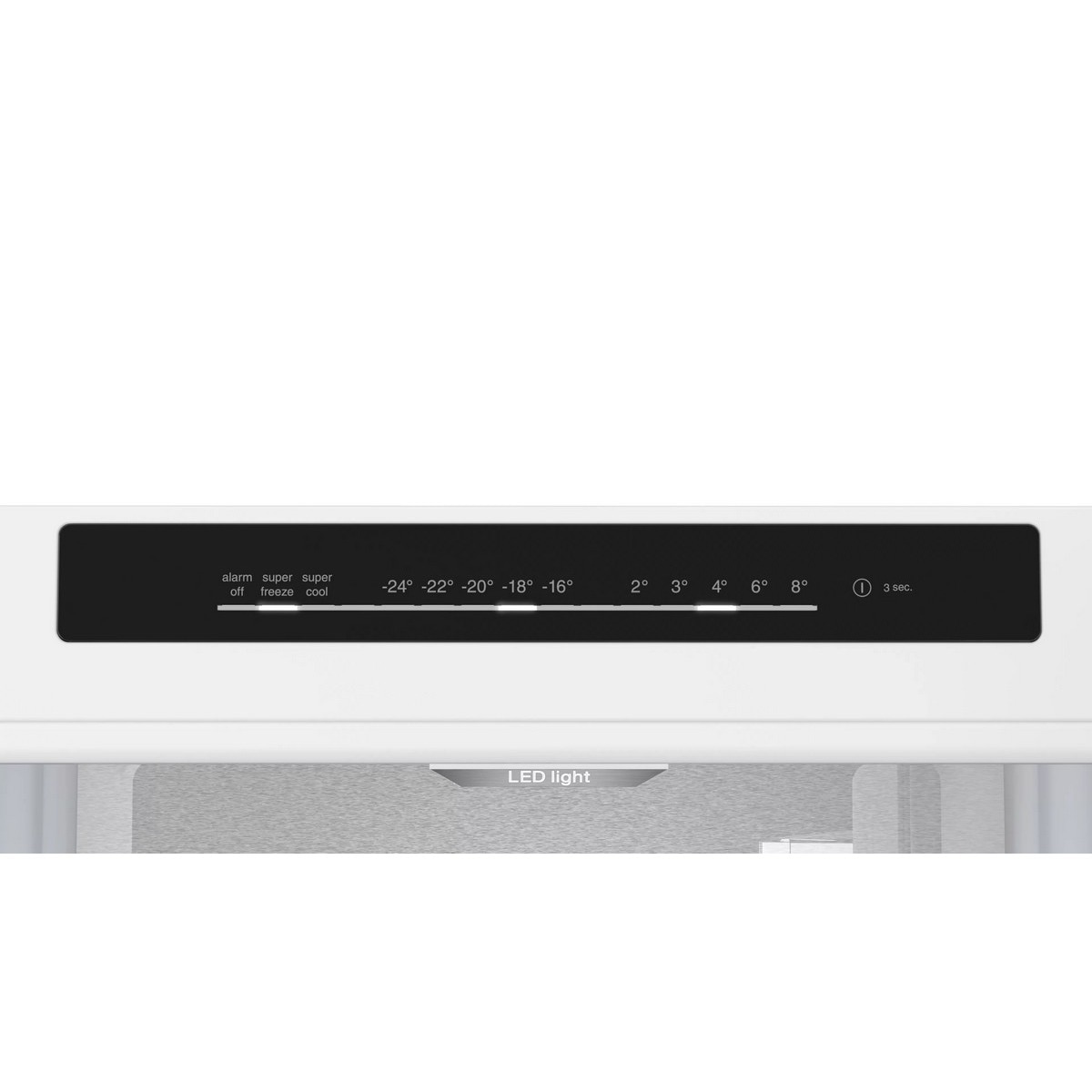 Frigorífico Combinado Bosch Série 6 KGN49LBCF VitaFresh XXL e No Frost e de 203 cm - Preto Vidro preto-3