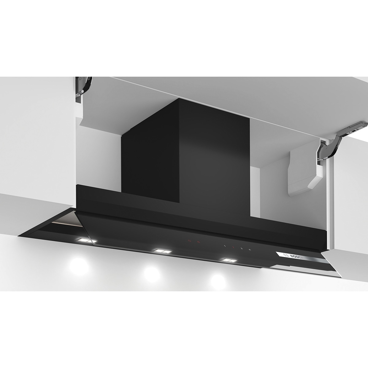 Exaustor de Parede Bosch Série 6 Design Integrado DBB97AM60 com 4 Velocidades e de 90 cm - Preto Vidro preto-4