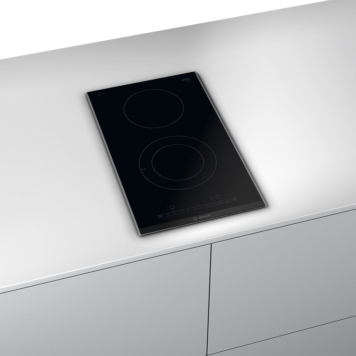 Placa modular vitrocerámica Bosch 2 zonas de cocción - PKF375FP2E Negro-5