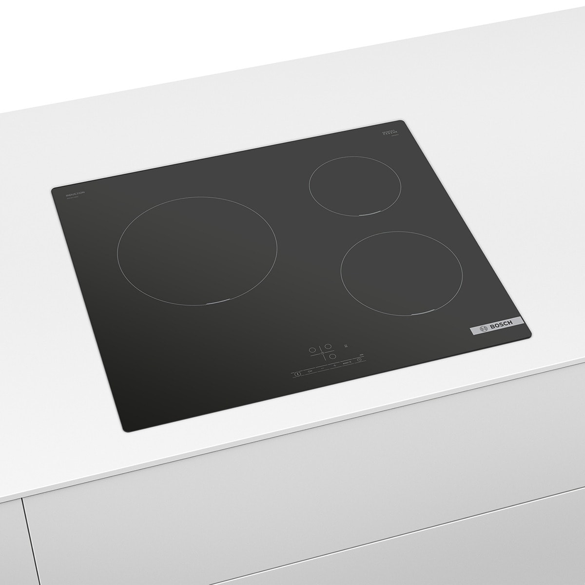 Placa inducción Bosch 3 zonas de cocción - PUC611BB5E Negro-5